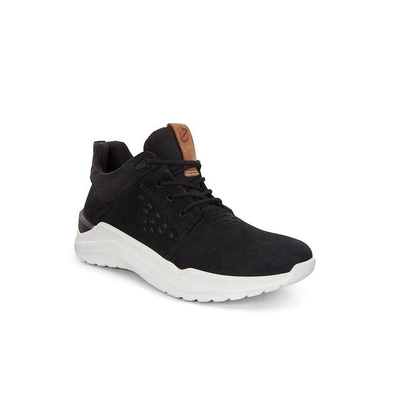 Kids Ecco Intervene - Sneakers Black - India TFIGVW237